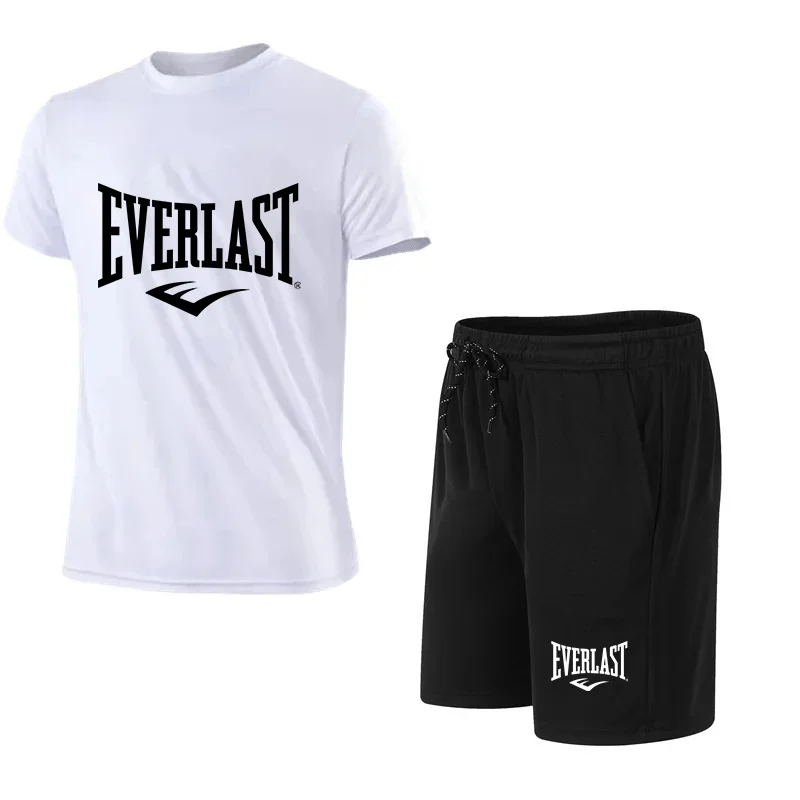 Summer Clothing Brands - Men's T-shirt + Shorts 2-piece Set