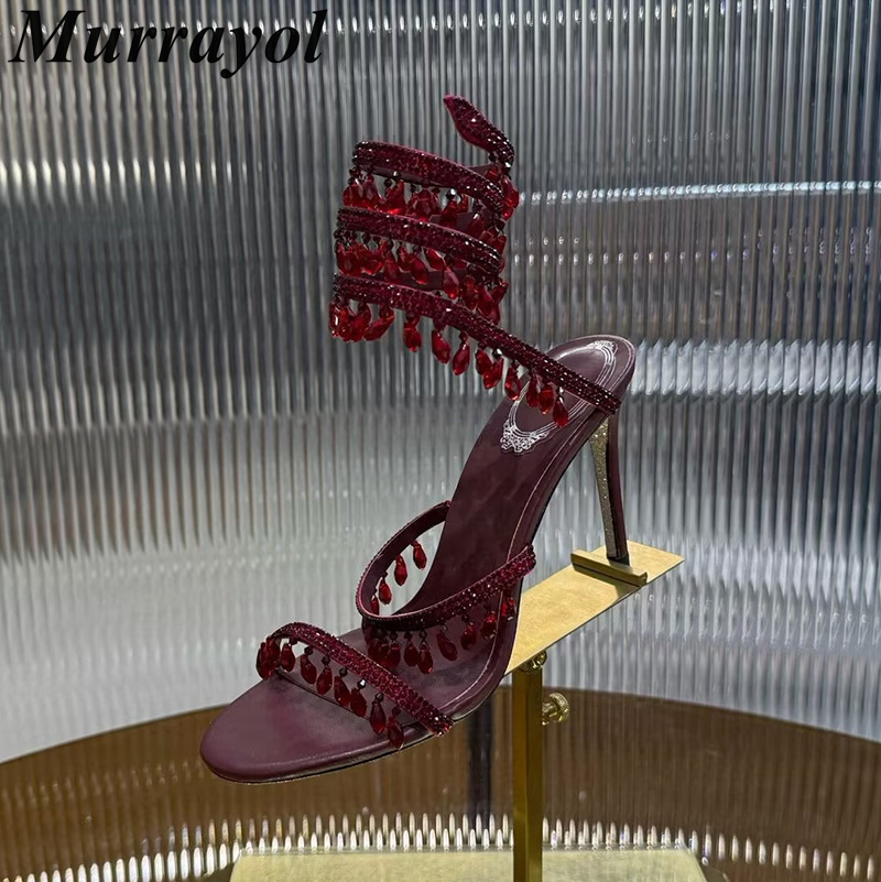 Sandals Ankle Snake Shaped Str - Summer Clothing Stores review and price